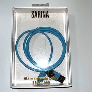 Sarina usb to Lightning cable 3 feet long New